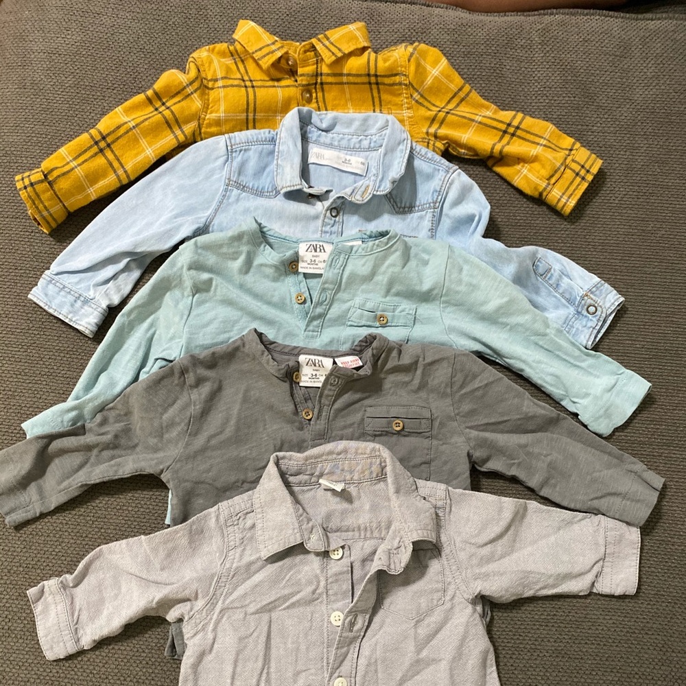 Zara baby boys shirts